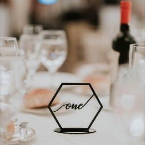 Custom Table Numbers 1-16 - Picture 1 of 4